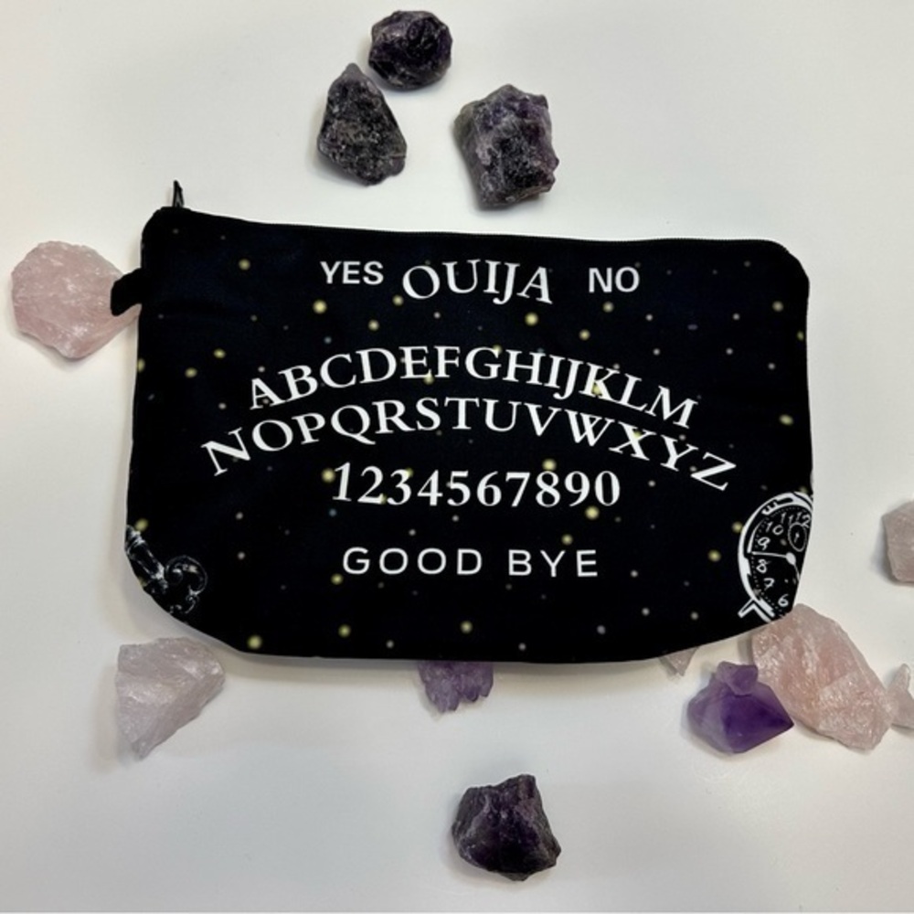 4/$25 - Ouija Makeup Zipper Bag